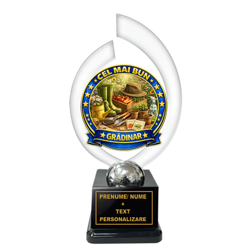 Trofeu „Cel Mai Bun Gradinar” – Cadou Personalizat