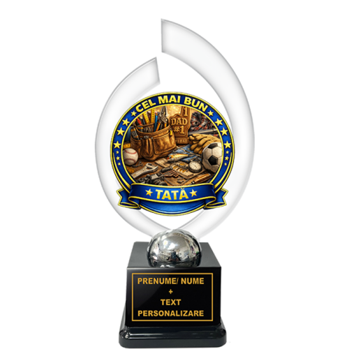 Trofeu „Cel Mai Bun Tata” – Cadou Personalizat