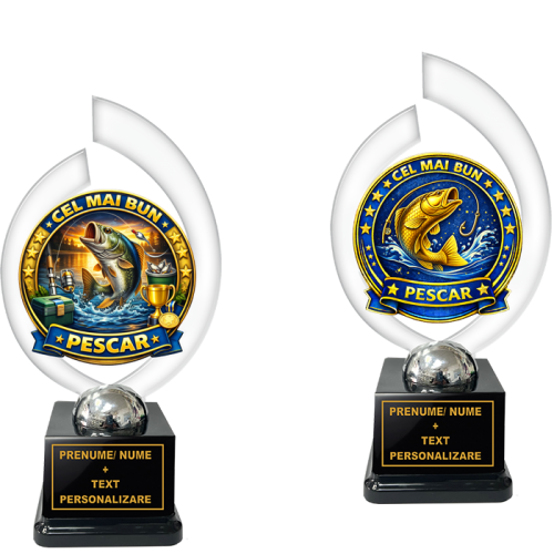 Trofeu „Cel Mai Bun Pescar” – Cadou Personalizat