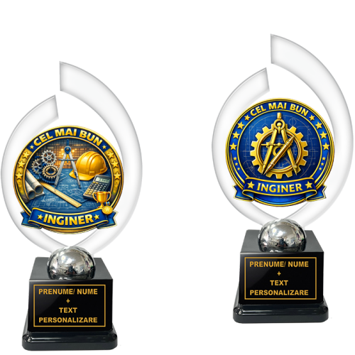 Trofeu „Cel Mai Bun Inginer” – Cadou Personalizat