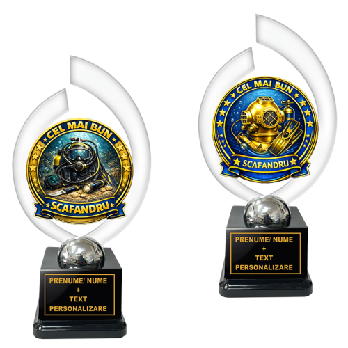 Trofeu „Cel Mai Bun Scafandru” – Cadou Personalizat