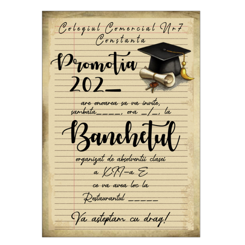 Invitatie Banchet - 10