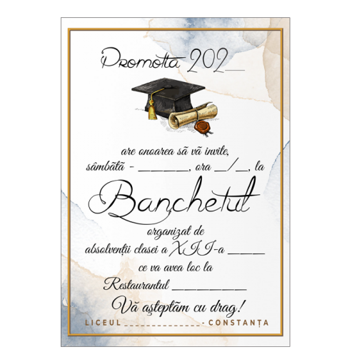 Invitatie Banchet - 04