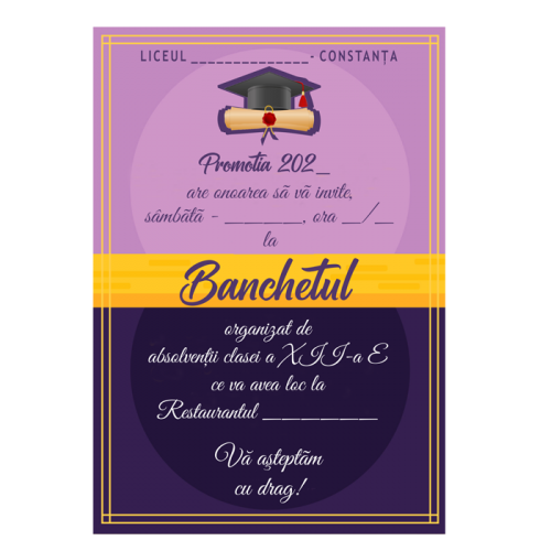 Invitatie Banchet - 07