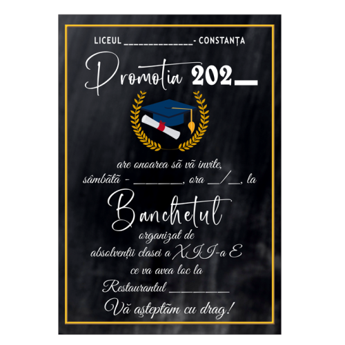 Invitatie Banchet - 09