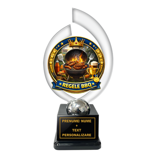 Trofeu „Regele BBQ” – Cadou Personalizat