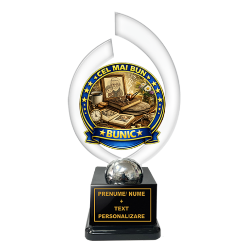 Trofeu „Cel Mai Bun Bunic” – Cadou Personalizat