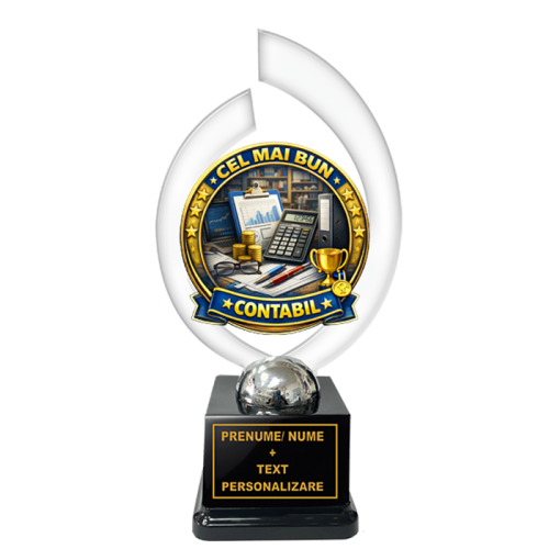Trofeu „Cel Mai Bun Contabil” – Cadou Personalizat
