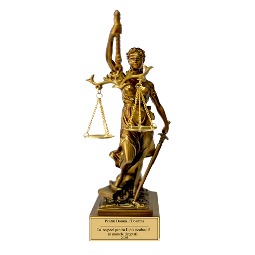 Trofeu Figurina "Justitia" - Pensionare