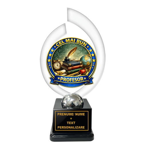 Trofeu „Cel Mai Bun Profesor” – Cadou Personalizat
