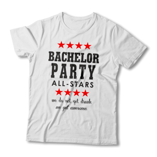 Tricou "Bachelor Party All Stars"