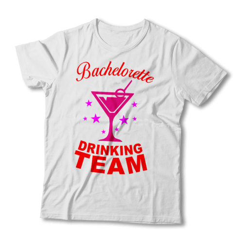 Tricou "Bachelorette Drinking Team"