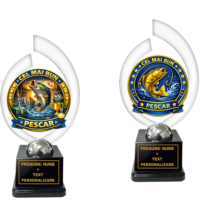 Trofeu „Cel Mai Bun Pescar” – Cadou Personalizat