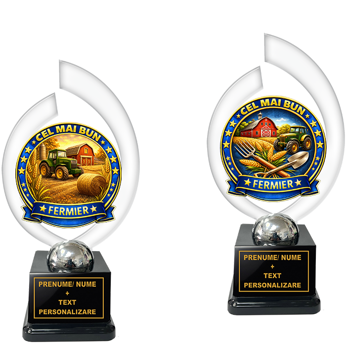 Trofeu „Cel Mai Bun Fermier” – Cadou Personalizat