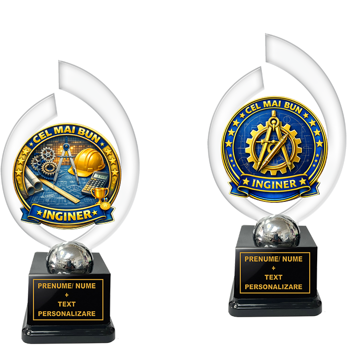 Trofeu „Cel Mai Bun Inginer” – Cadou Personalizat