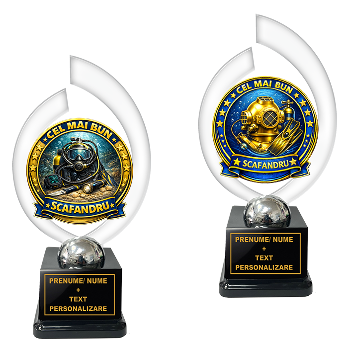 Trofeu „Cel Mai Bun Scafandru” – Cadou Personalizat