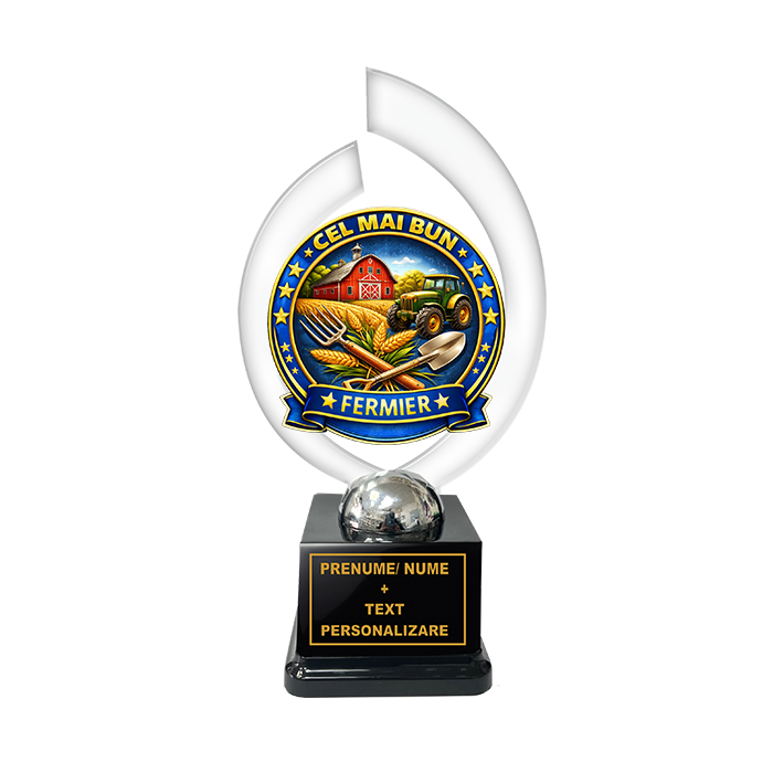 Trofeu „Cel Mai Bun Fermier” – Cadou Personalizat