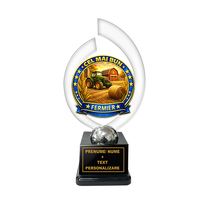 Trofeu „Cel Mai Bun Fermier” – Cadou Personalizat