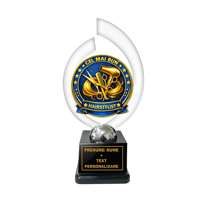 Trofeu „Cel Mai Bun Hairstylist” – Cadou Personalizat