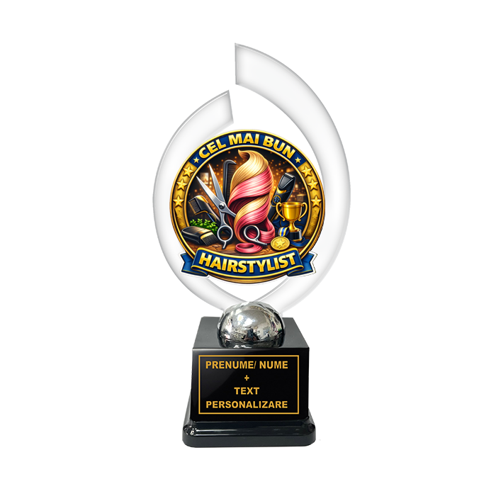 Trofeu „Cel Mai Bun Hairstylist” – Cadou Personalizat