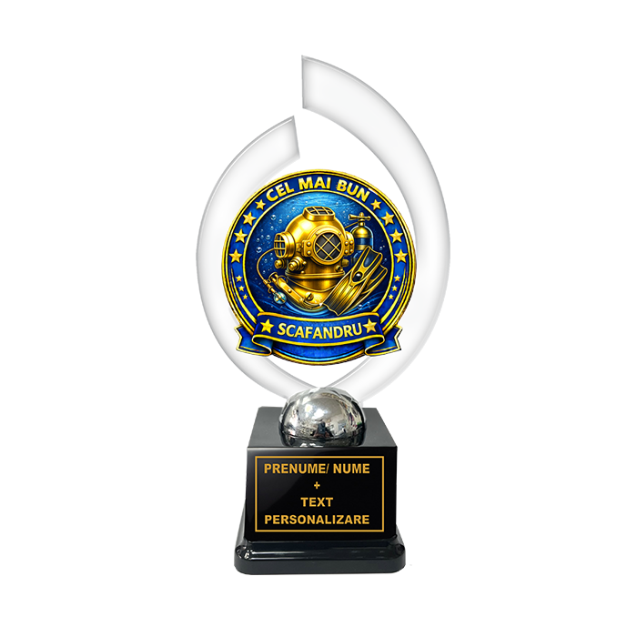Trofeu „Cel Mai Bun Scafandru” – Cadou Personalizat