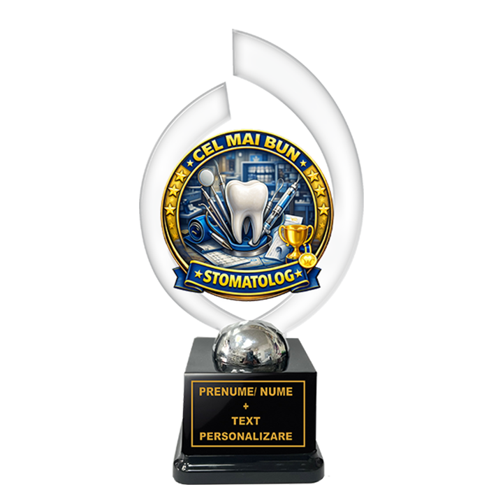 Trofeu „Cel Mai Bun Stomatolog” – Cadou Personalizat