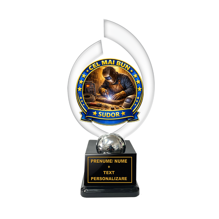 Trofeu „Cel Mai Bun Sudor” – Cadou Personalizat