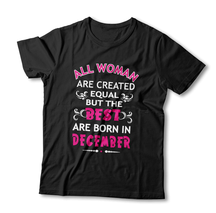 Tricou "All Woman are create...."