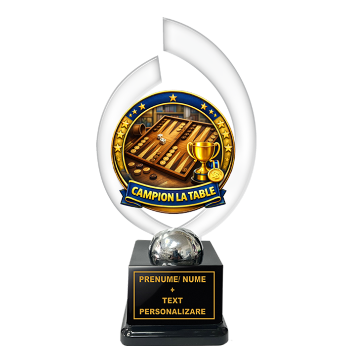 Trofeu „Campion la Table” – Cadou Personalizat