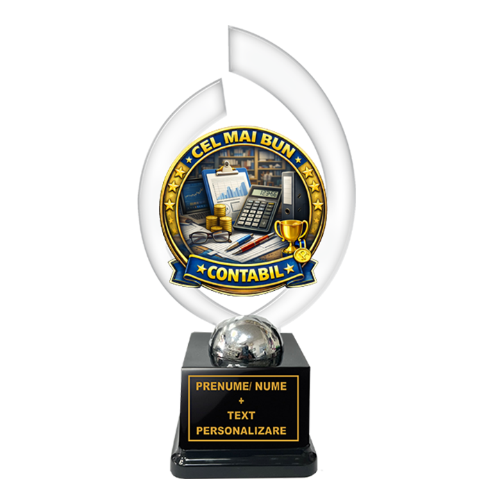 Trofeu „Cel Mai Bun Contabil” – Cadou Personalizat