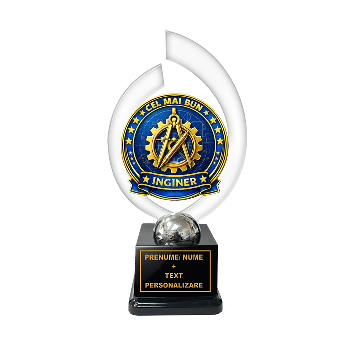 Trofeu „Cel Mai Bun Inginer” – Cadou Personalizat