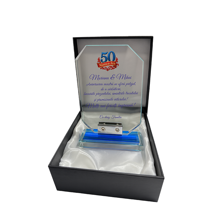 Trofeu Sticla - "Nunta de Aur" M3