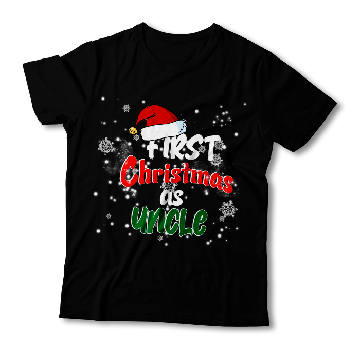 Tricou "First Christmas as Uncle"