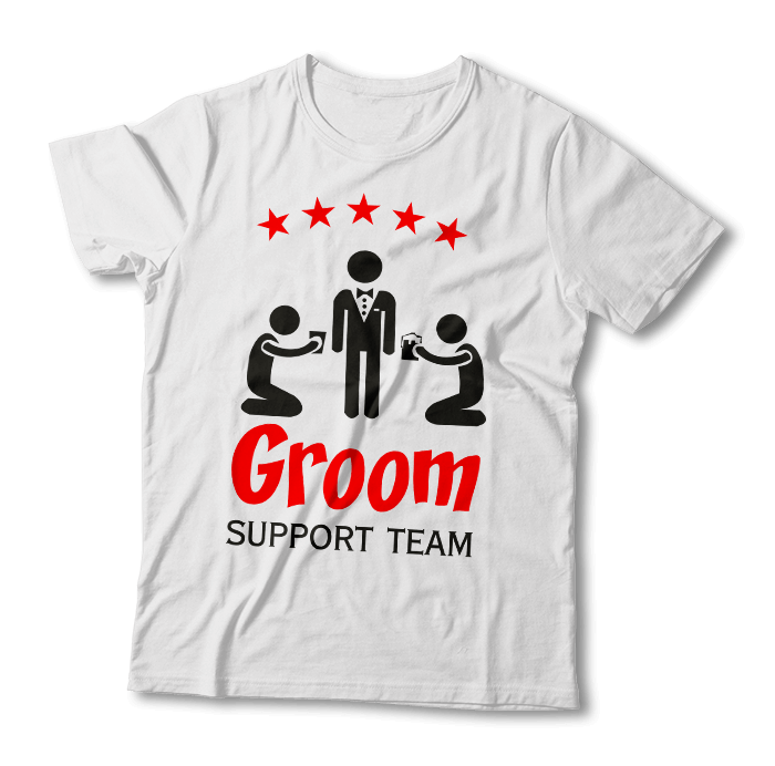 Tricou "Groom Support Team"